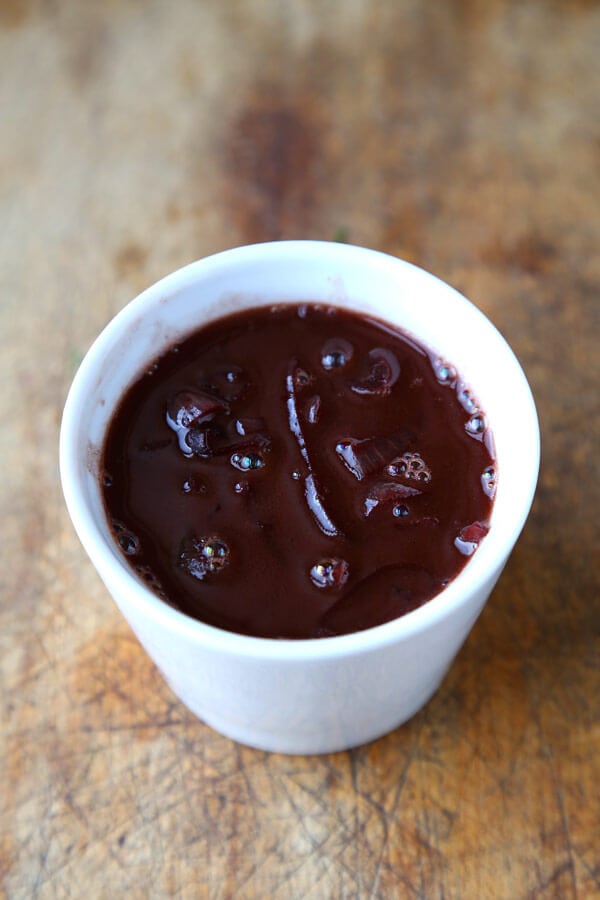 Red Wine Sauce Recipe Pickled Plum Food And Drinks