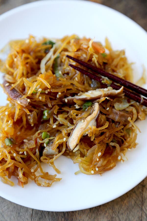 Spaghetti Squash Yakisoba bite-of-yaki