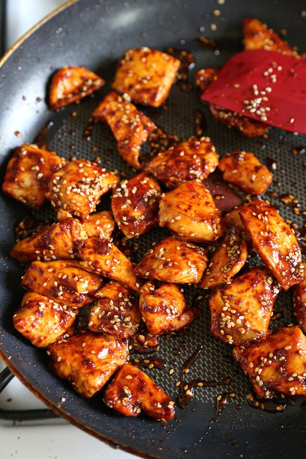 Korean Sticky Chicken Recipe - Pickled Plum Food And Drinks