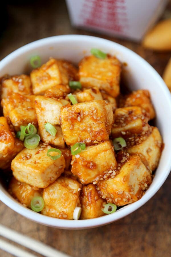 Honey Sriracha Tofu Pickled Plum Food And Drinks