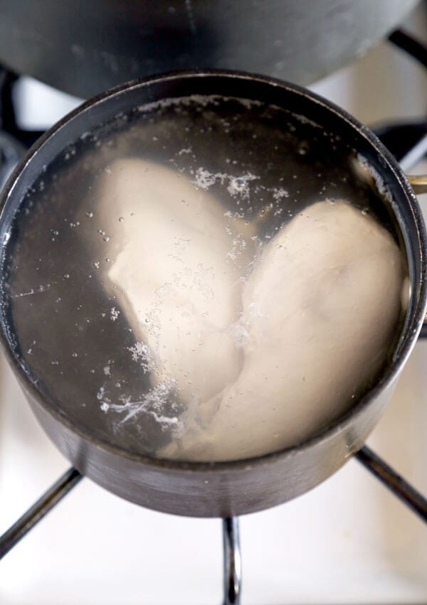 Poached Chicken Breast with Sesame Sauce Pickled Plum Food And Drinks