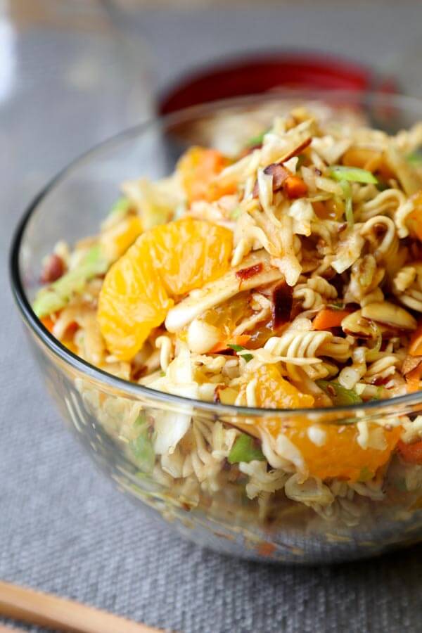 How do you make ramen noodle coleslaw?