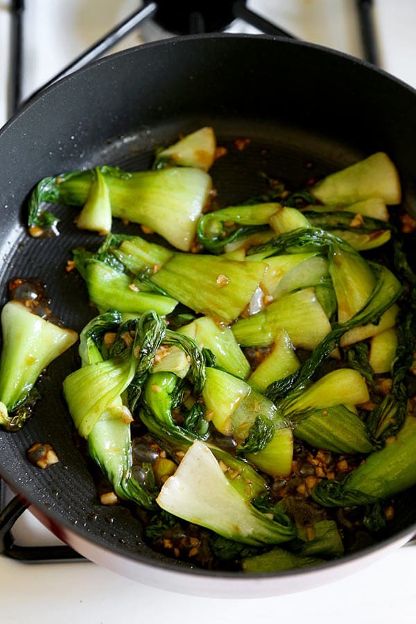 Bok Choy With Garlic and Oyster Sauce Pickled Plum Food And Drinks