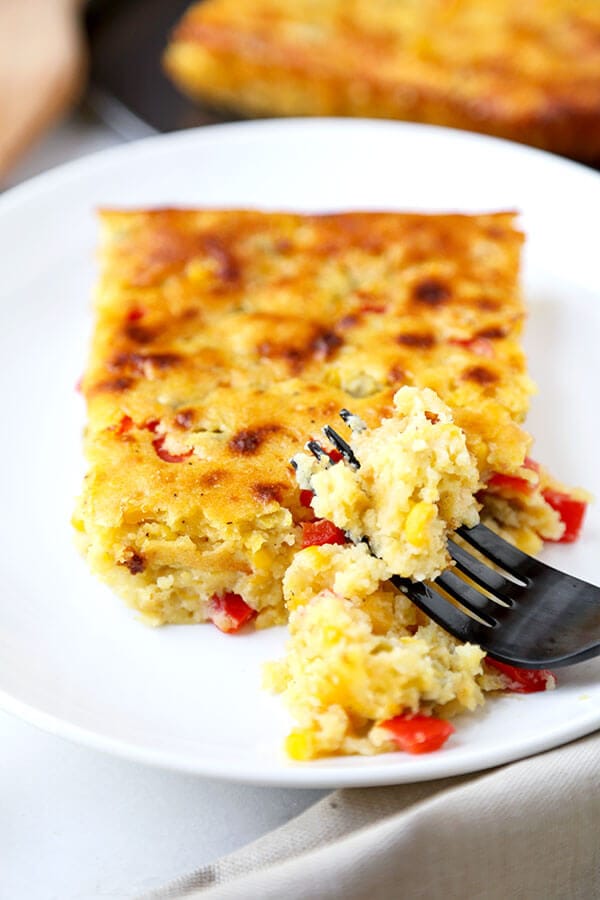 Lightened Up Corn Casserole Pickled Plum Food And Drinks