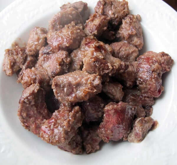 Cooked stewed meat cooked meat