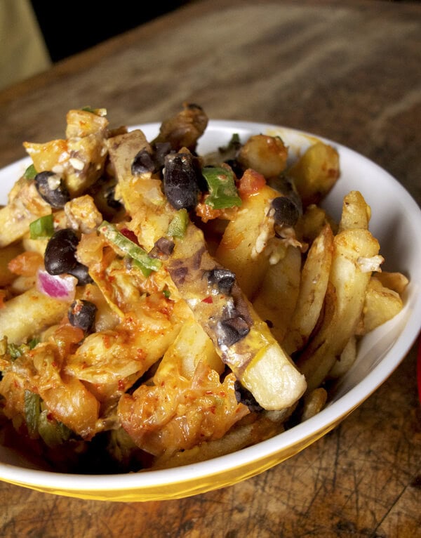 kimchi fries at kimchi grill kimchi fries