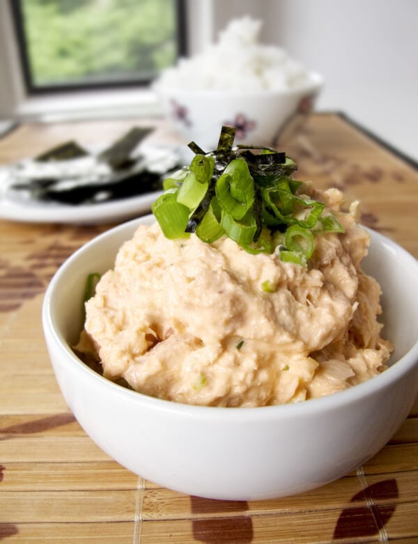 spicy tuna salad (Japanese) spicy tuna salad