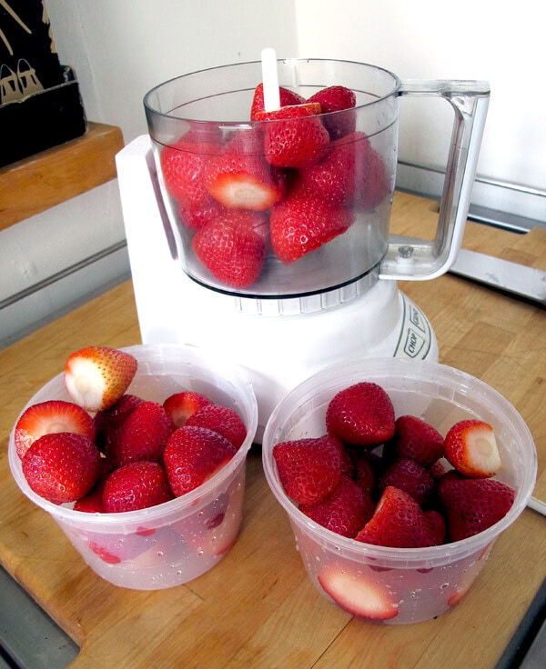 strawberries three ways strawberries divided three ways