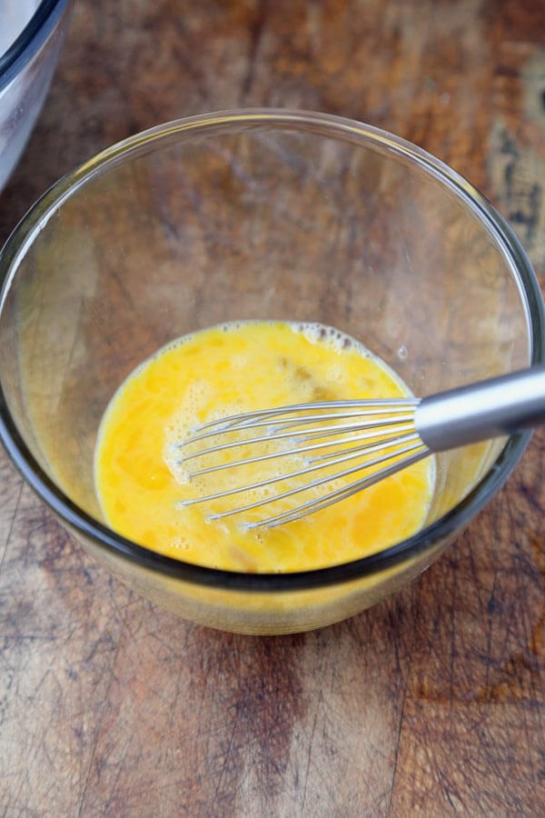 Crustless Quiche with Edamame and Sun Dried Tomatoes Pickled Plum