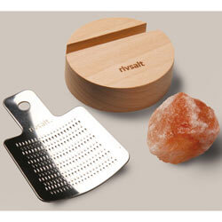 FOR THE GOURMET COOK Rivsalt Pink Himalayan Sea Salt Set With Stainless - Steel Grater - Season your dishes in a sophisticated way! Natural Himalayan rock salt comes with a Japanese grater. SHOP
