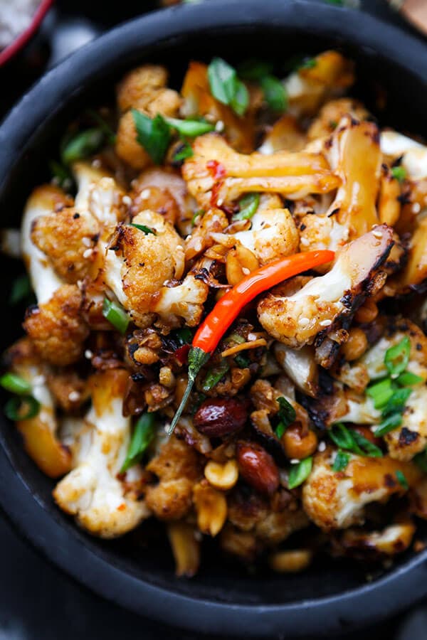 Kung Pao Cauliflower Recipe Pickled Plum Food And Drinks