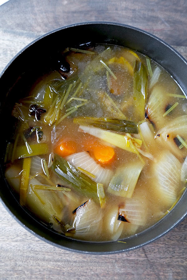 Vegetable Pho Broth Pickled Plum Food And Drinks